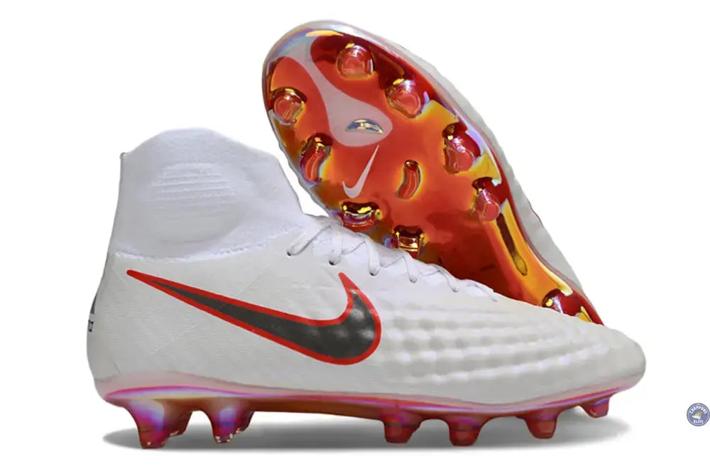 Magista Obra 2 FG Just Do It - Blanc/Rouge Cramoisi ÉDITION LIMITÉE