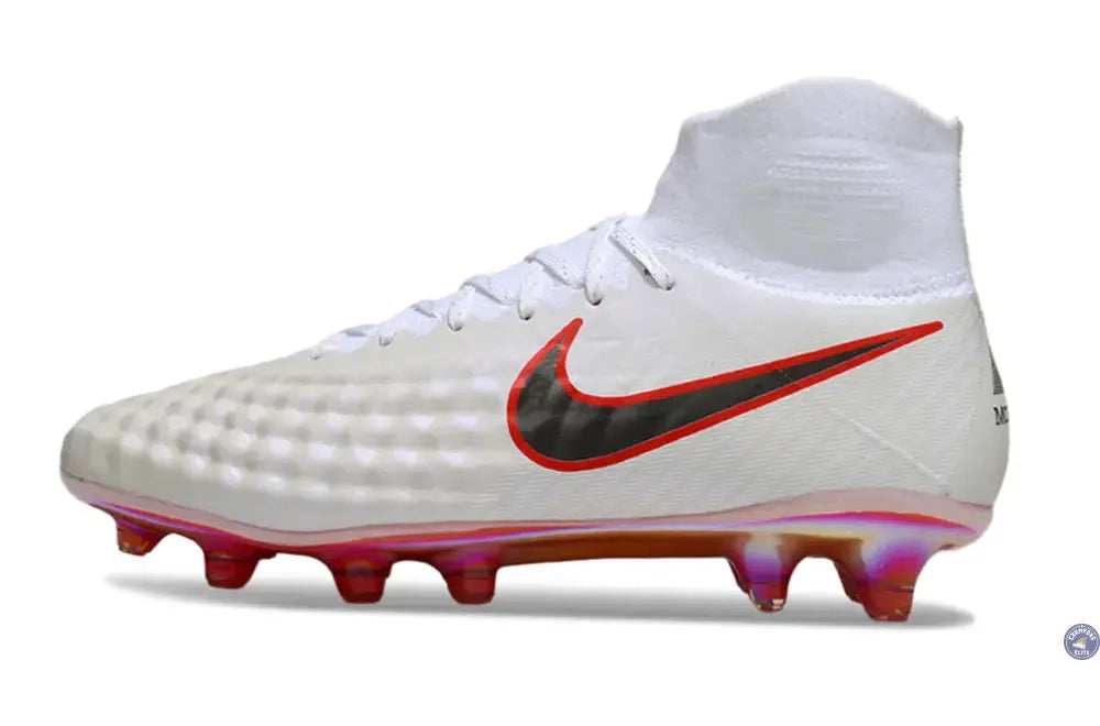 Magista Obra 2 FG Just Do It - Blanc/Rouge Cramoisi ÉDITION LIMITÉE