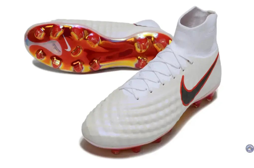 Magista Obra 2 FG Just Do It - Blanc/Rouge Cramoisi ÉDITION LIMITÉE
