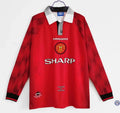 Manchester United 1996/97 Domicile à manches longues
