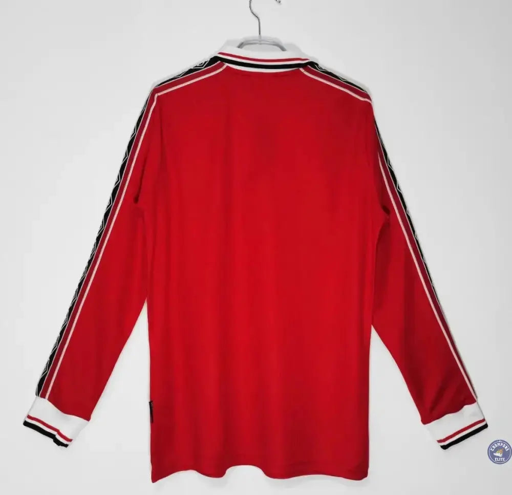 Manchester United 1998/99 Domicile à manches longues