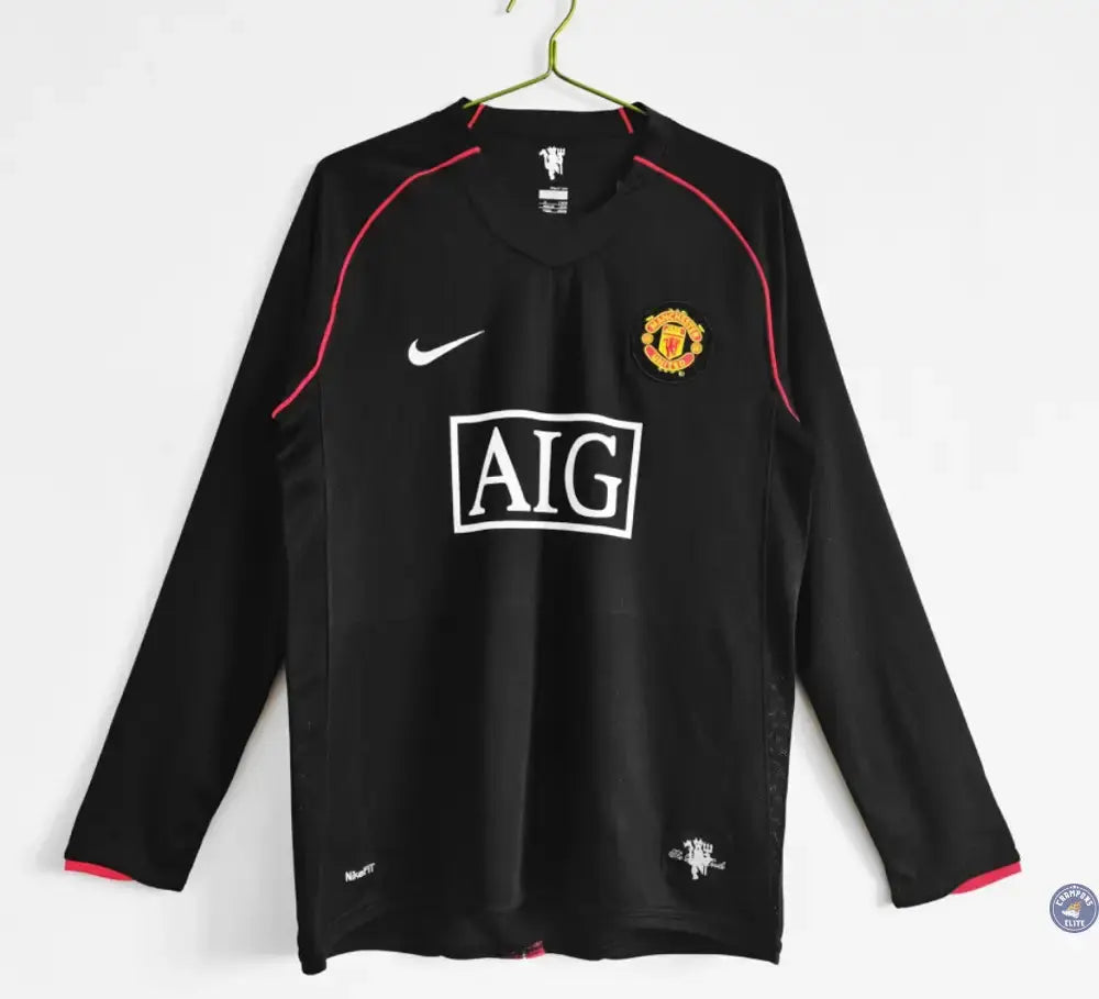 Manchester United 2007/08 Extérieur à manches longues