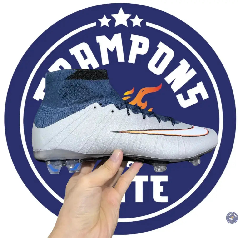 Mercurial Superfly 4 FG Gris/Orange/Bleu