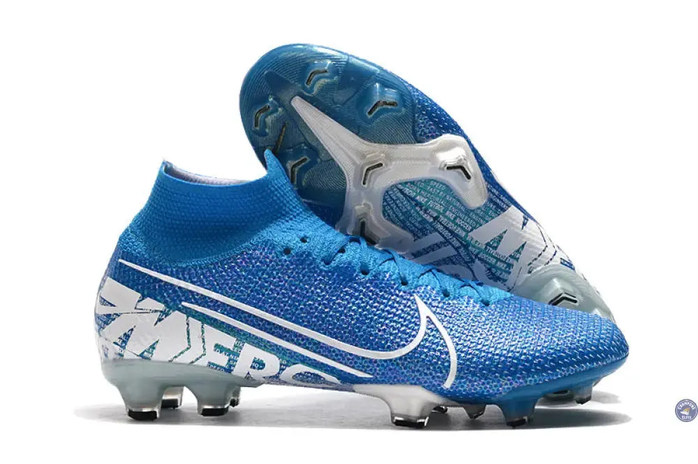 Mercurial Superfly 7 Elite FG New Lights - Bleu/Blanc
