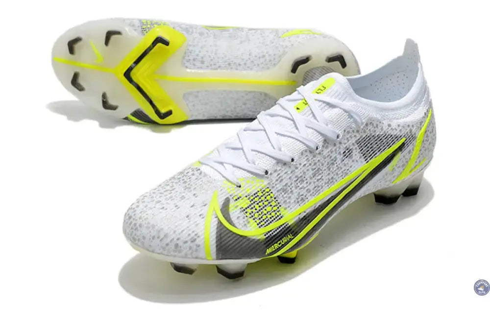 Mercurial Vapor 14 Elite FG 'White Volt' - Blanc/Gris/Jaune Fluo