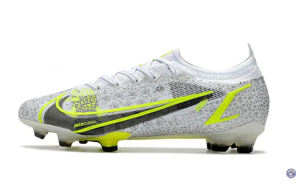 Mercurial Vapor 14 Elite FG 'White Volt' - Blanc/Gris/Jaune Fluo