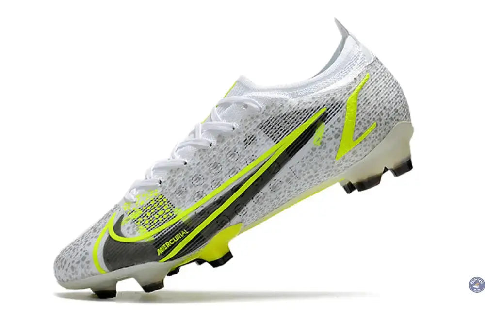 Mercurial Vapor 14 Elite FG 'White Volt' - Blanc/Gris/Jaune Fluo