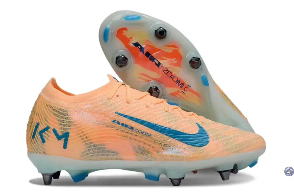 MERCURIAL VAPOR 16 ELITE SG Kylian Mbappe - Orange/Bleu turquoise SG