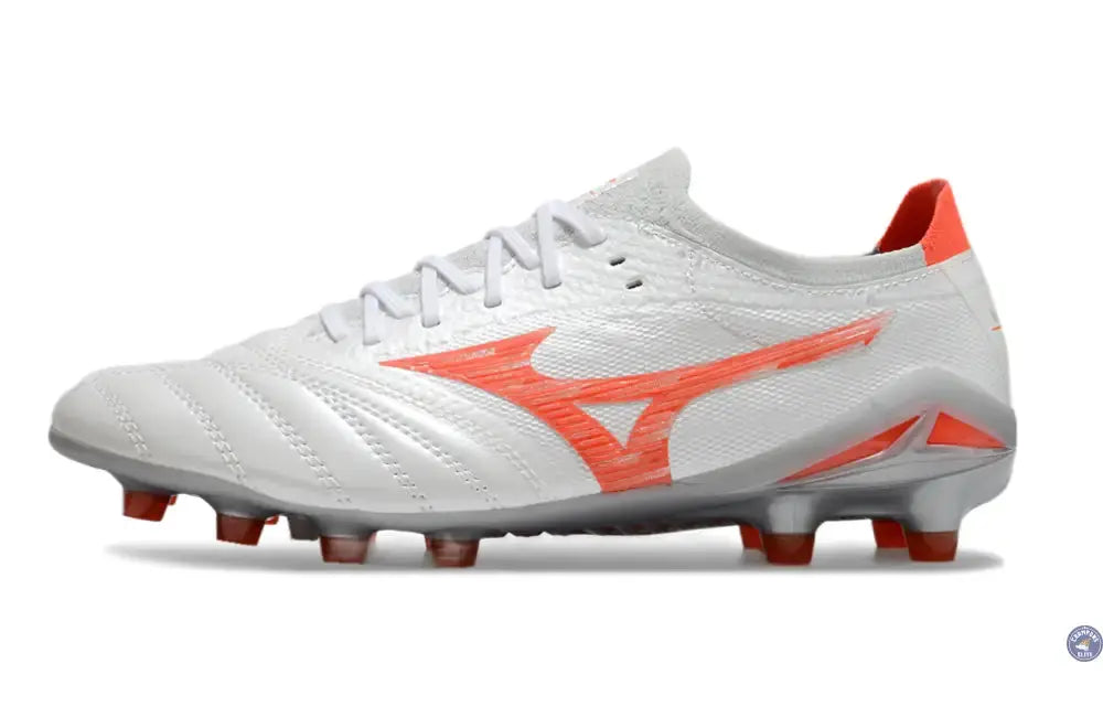 Morelia Neo 4 Beta Elite FG/AG Charge - Blanc/Radiant Red