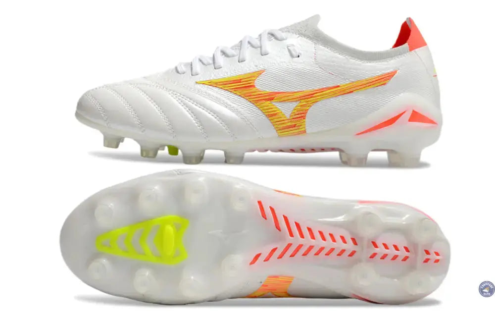 Morelia Neo 4 Elite FG/AG - Blanc/Rouge/Jaune