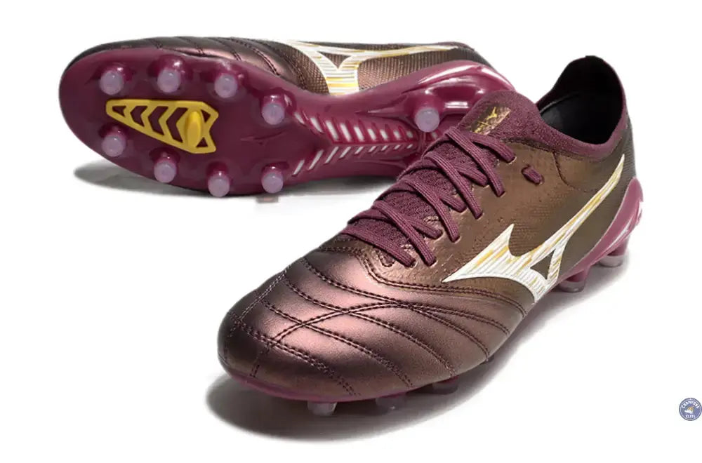 Morelia Neo 4 Elite FG/AG - Bordeau/Jaune