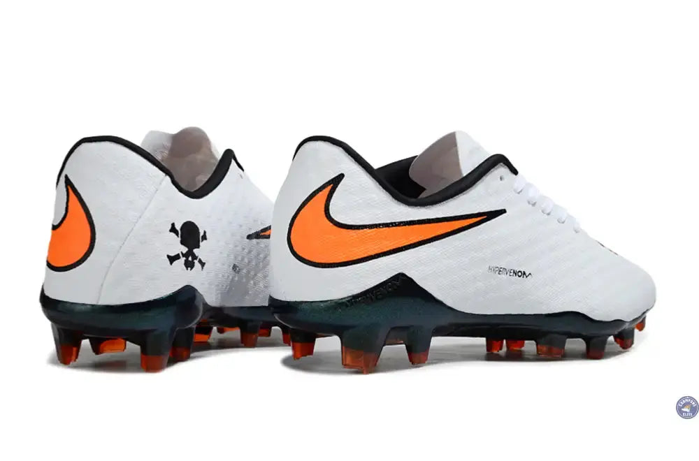 New Hypervenom Phantom 1 FG - Blanc/Noir/Orange