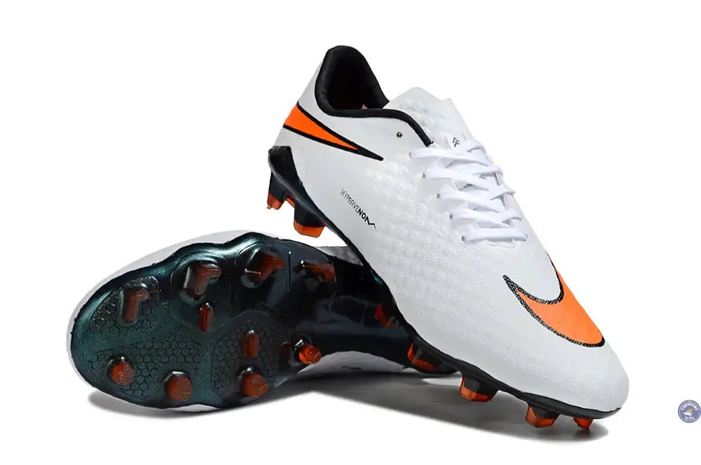 New Hypervenom Phantom 1 FG - Blanc/Noir/Orange