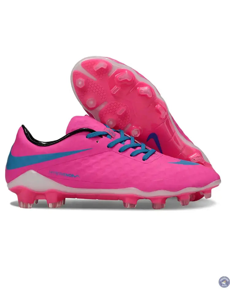 New Hypervenom Phantom 1 FG - Rose/Bleu