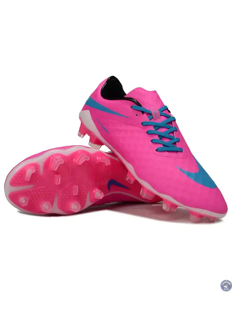 New Hypervenom Phantom 1 FG - Rose/Bleu