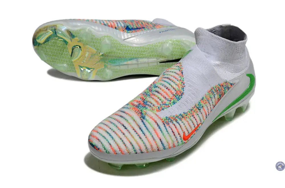 PHANTOM 6 ELITE HIGH CUT FG x EA SPORTS - Gris/Vert/Multicouleur