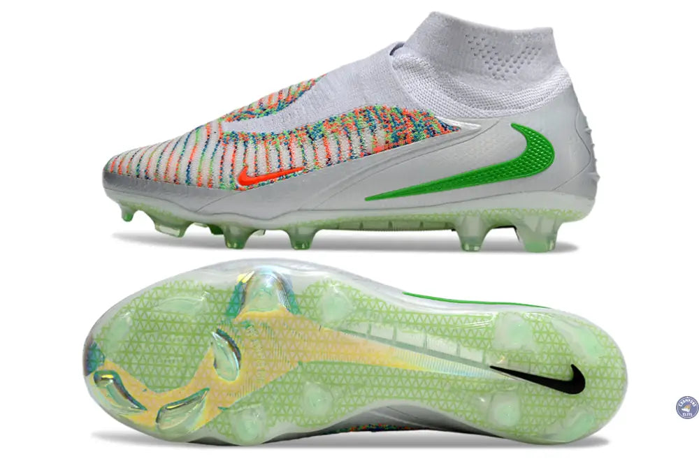 PHANTOM 6 ELITE HIGH CUT FG x EA SPORTS - Gris/Vert/Multicouleur