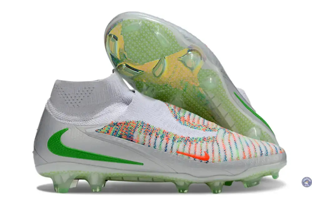 PHANTOM 6 ELITE HIGH CUT FG x EA SPORTS - Gris/Vert/Multicouleur