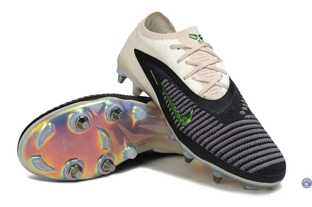 Phantom 6 Elite Low Cut SG Black Mamba - Blanc/Noir/Vert ÉDITION LIMITÉE