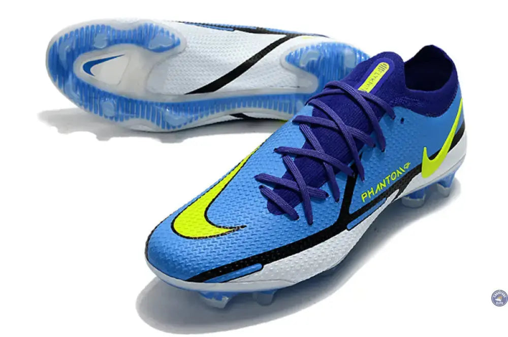 Phantom GT 2 Elite FG Recharge - Bleu/Jaune Fluo/Gris/Bleu