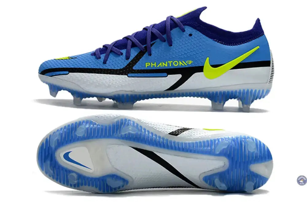 Phantom GT 2 Elite FG Recharge - Bleu/Jaune Fluo/Gris/Bleu