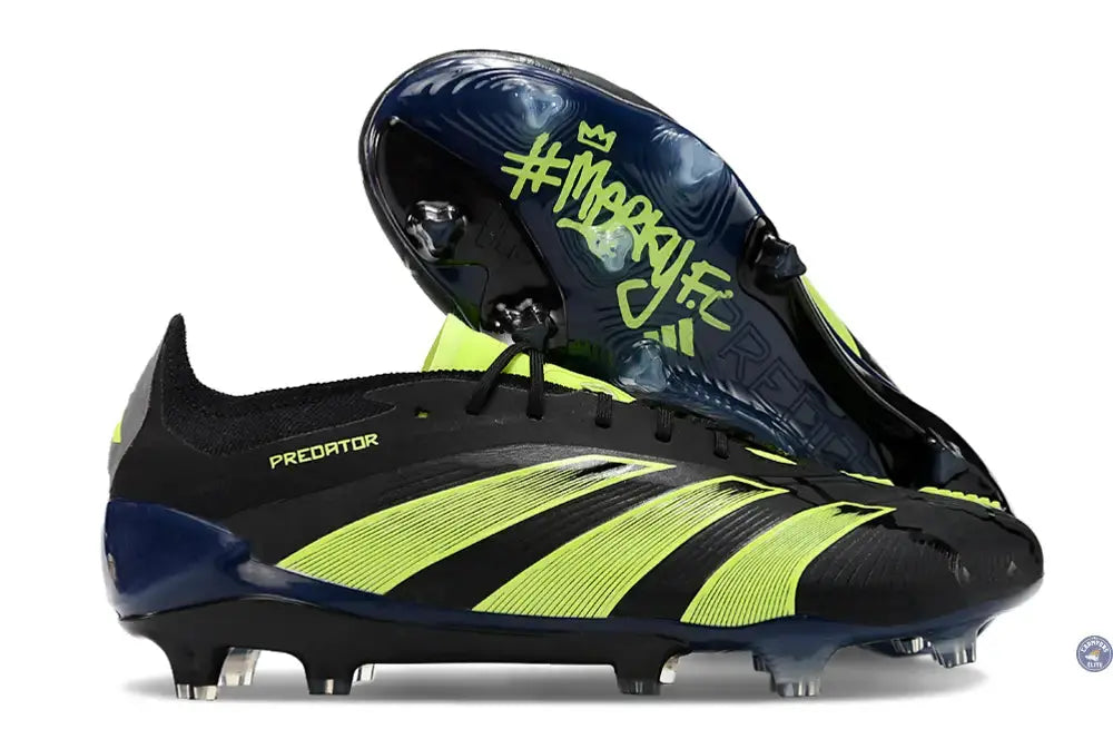 Predator 24.1 Elite FG Merky FC - Noir/Blanc/Lucid Lemon