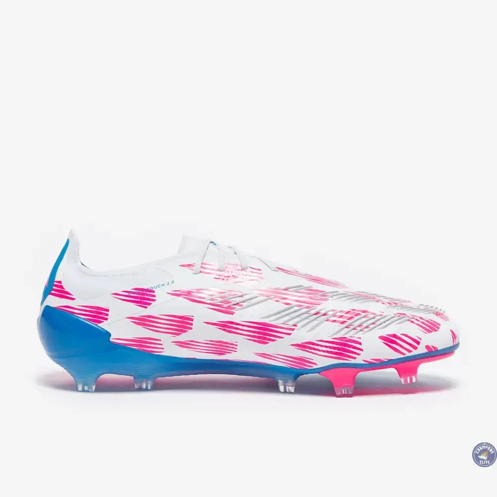 Predator 24.1 Elite FG Reemergence - Blanc/Bleu/Rose