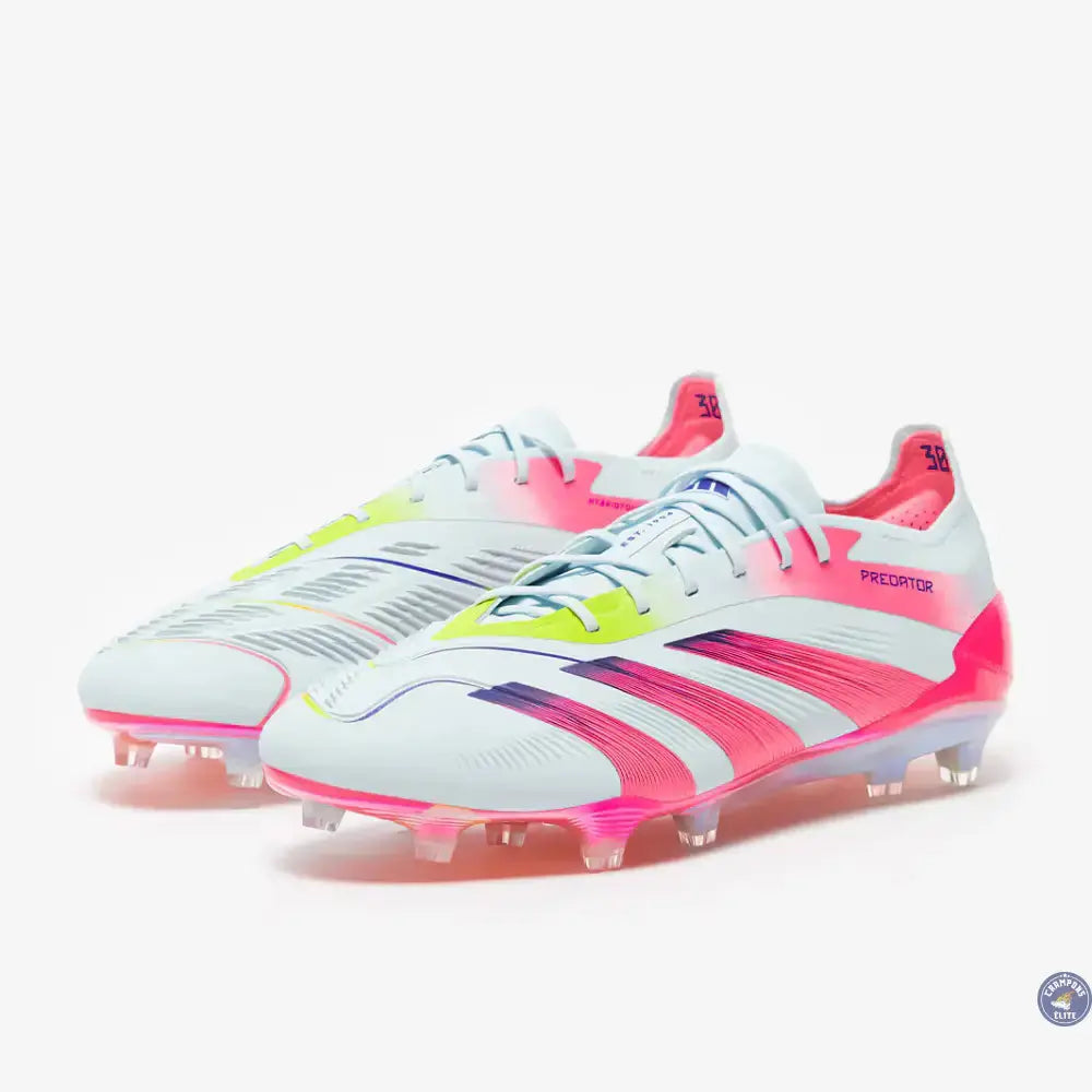 Predator 24.1 Elite FG Stellar Icon - Almost Blue/Lucid Pink/Jaune