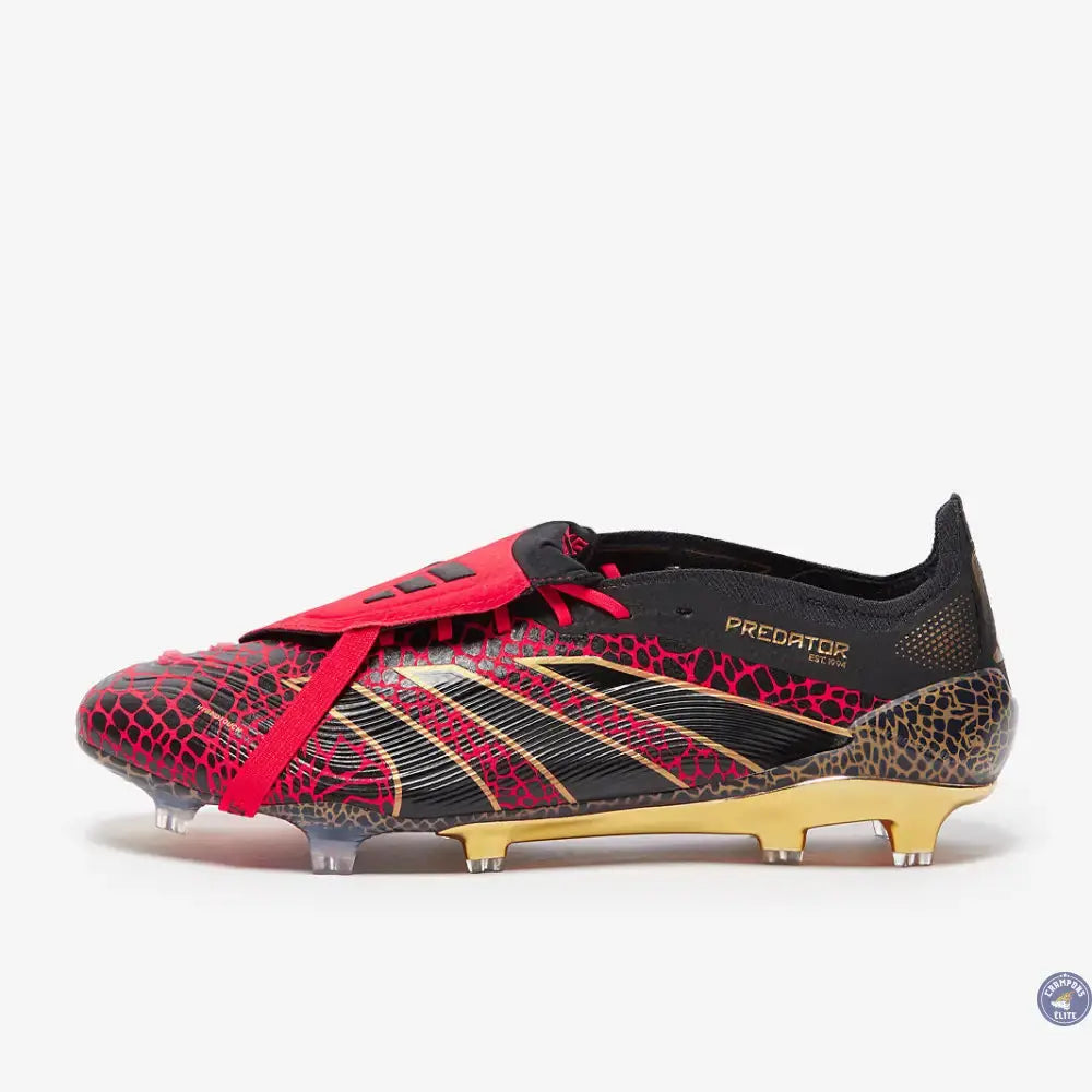 Predator 24 Elite Fold-over Tongue FG Year of the Snake - Lucid Red/Doré/Noir ÉDITION LIMITÉE