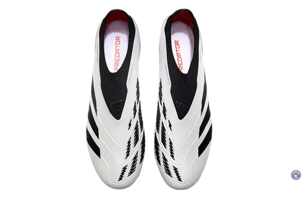 Predator 24 Elite Laceless FG Predstrike - Champagne/Noir/Rouge
