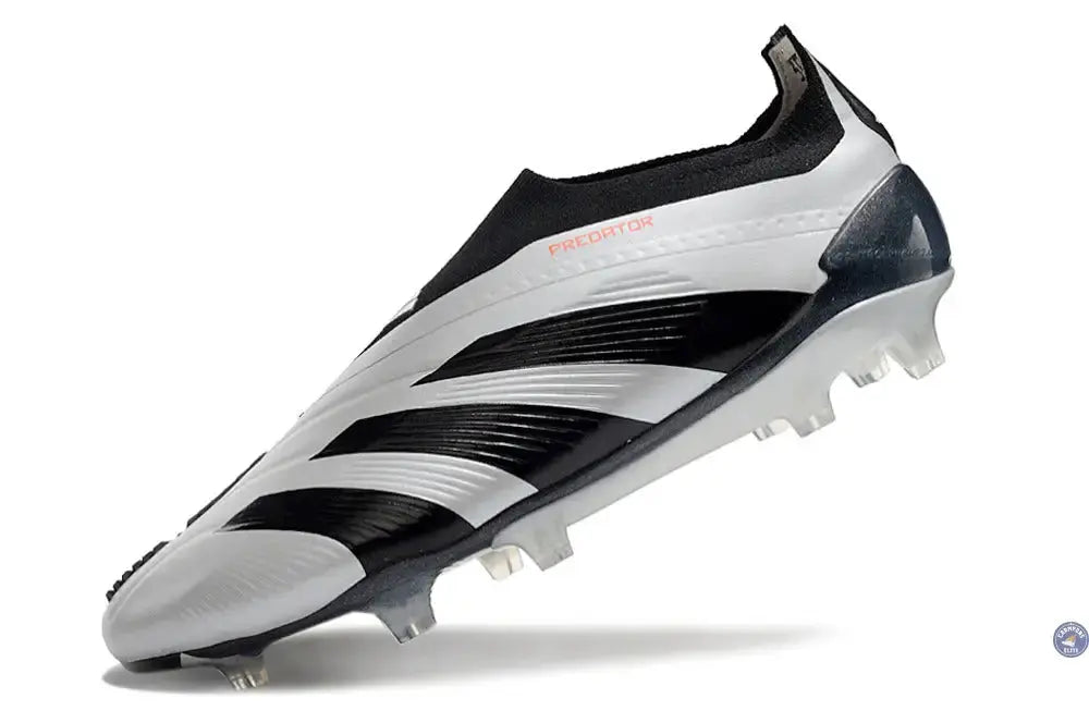 Predator 24 Elite Laceless FG Predstrike  - Gris/Noir
