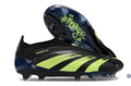Predator 24 Elite Laceless FG Predstrike  - Merky FC Noir/Vert Fluo