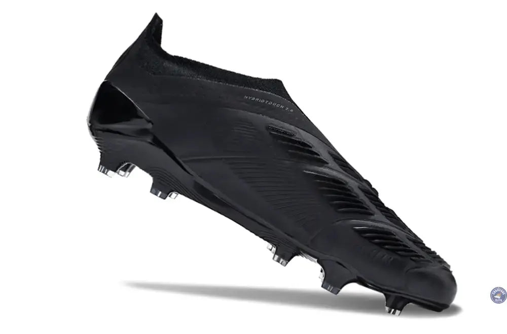 Predator 24 Elite Laceless FG Predstrike  - Noir/Argent