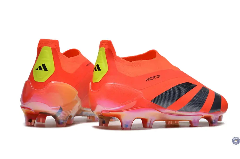 Predator 24 Elite Laceless FG Predstrike - Rouge/Noir/Jaune ÉDITION LIMITÉE