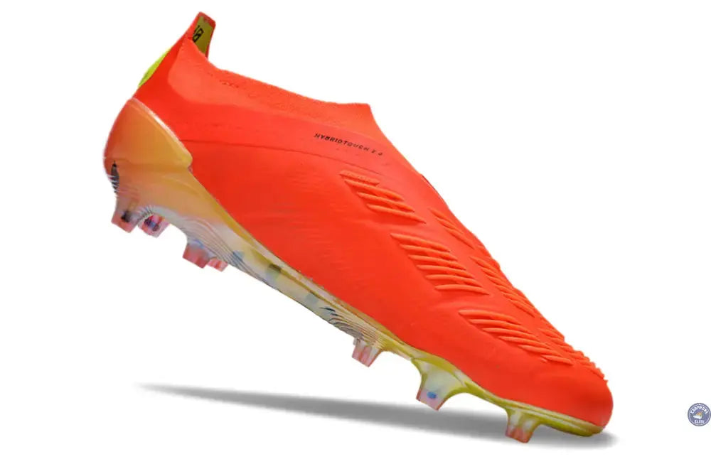 Predator 24 Elite Laceless FG Predstrike - Rouge/Noir/Jaune ÉDITION LIMITÉE