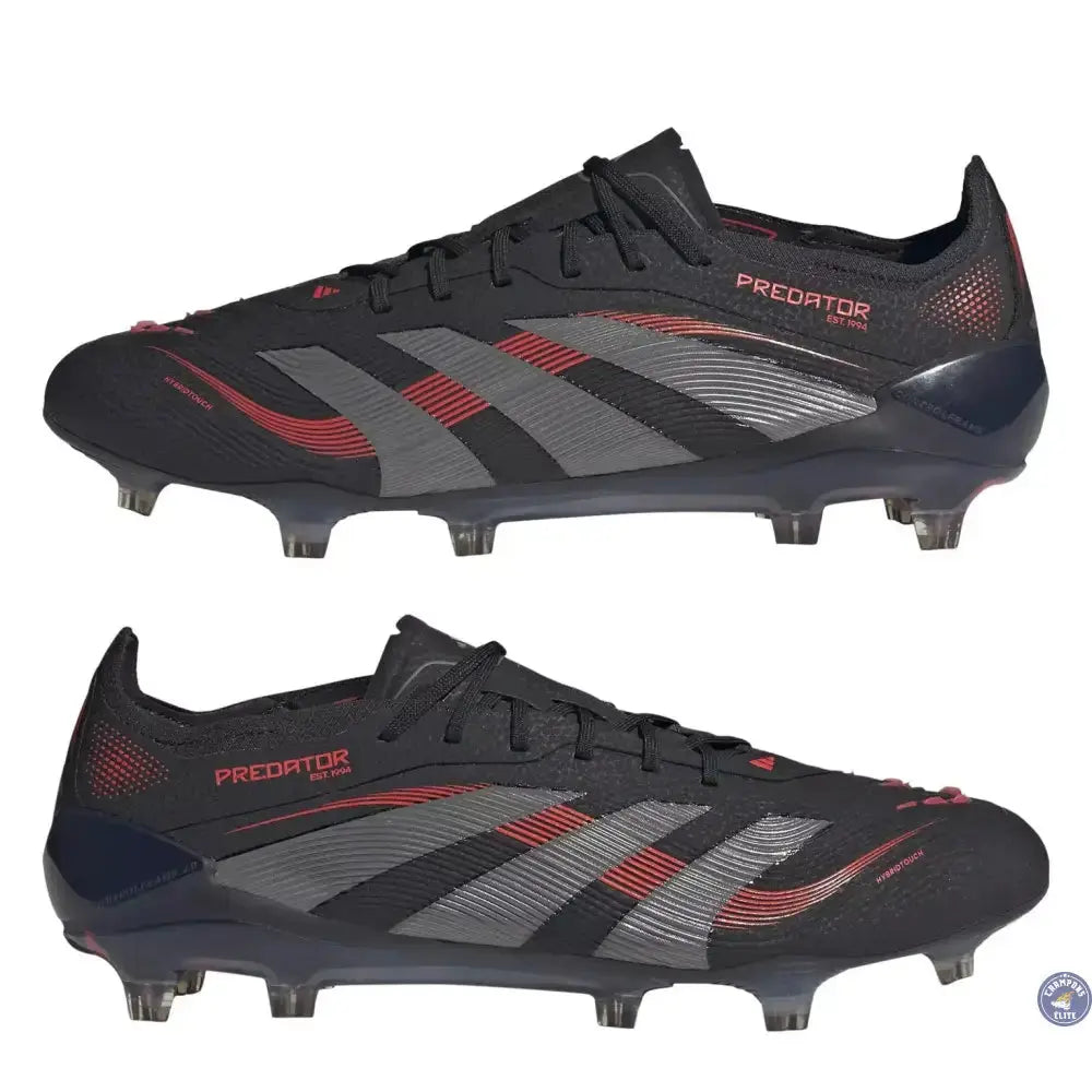 Predator 25.1 Elite FG Stealth Victory - Noir/Gris/Lucid Red