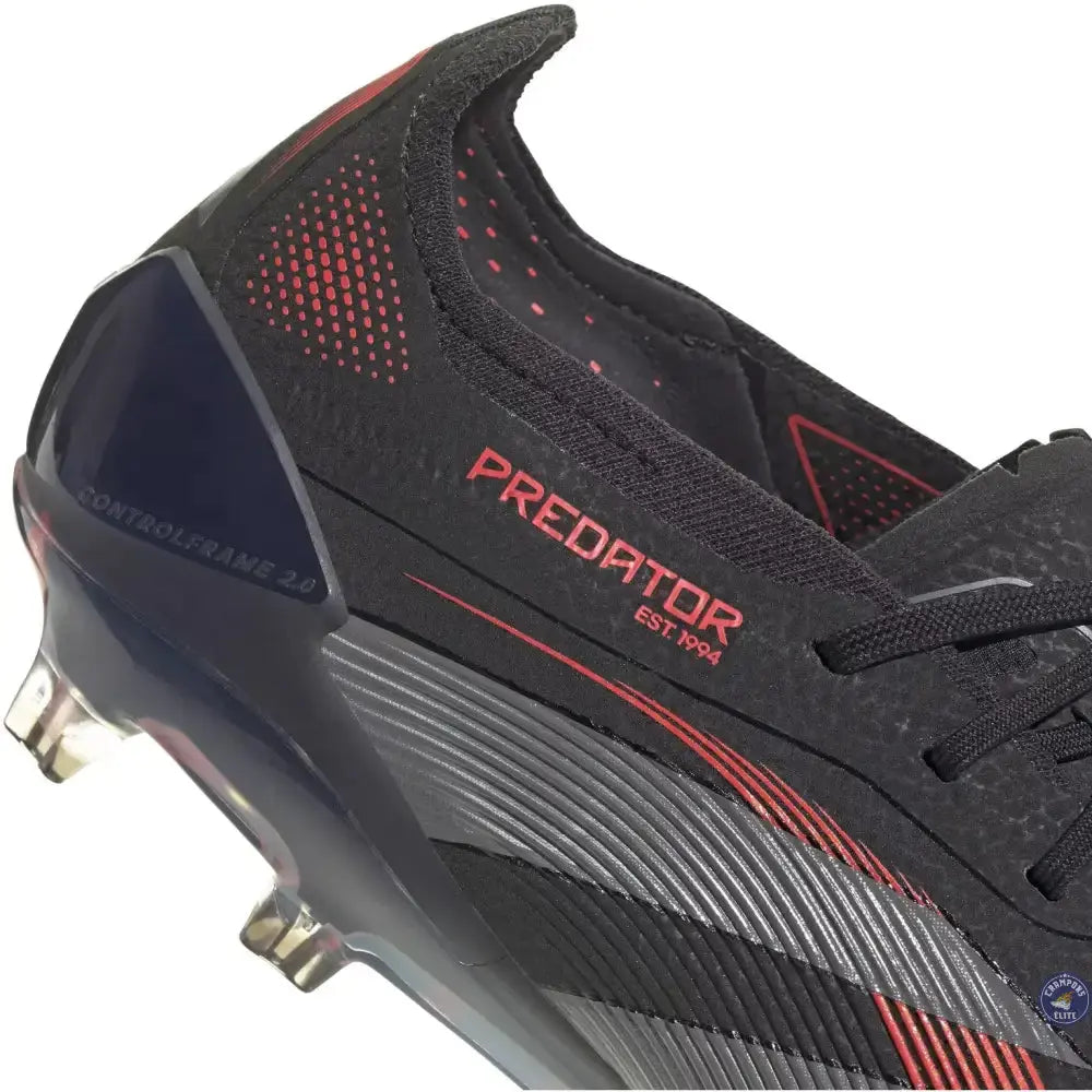 Predator 25.1 Elite FG Stealth Victory - Noir/Gris/Lucid Red