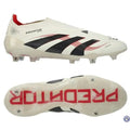 Predator 25 Elite Laceless FG Champagne - Blanc/Noir/Pure Ruby