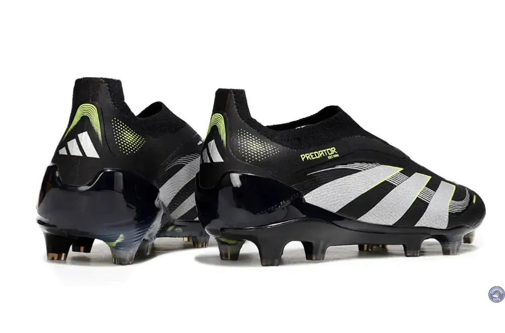Predator 25 Elite Laceless FG - Electric Stealth - Noir/Gris/Vert