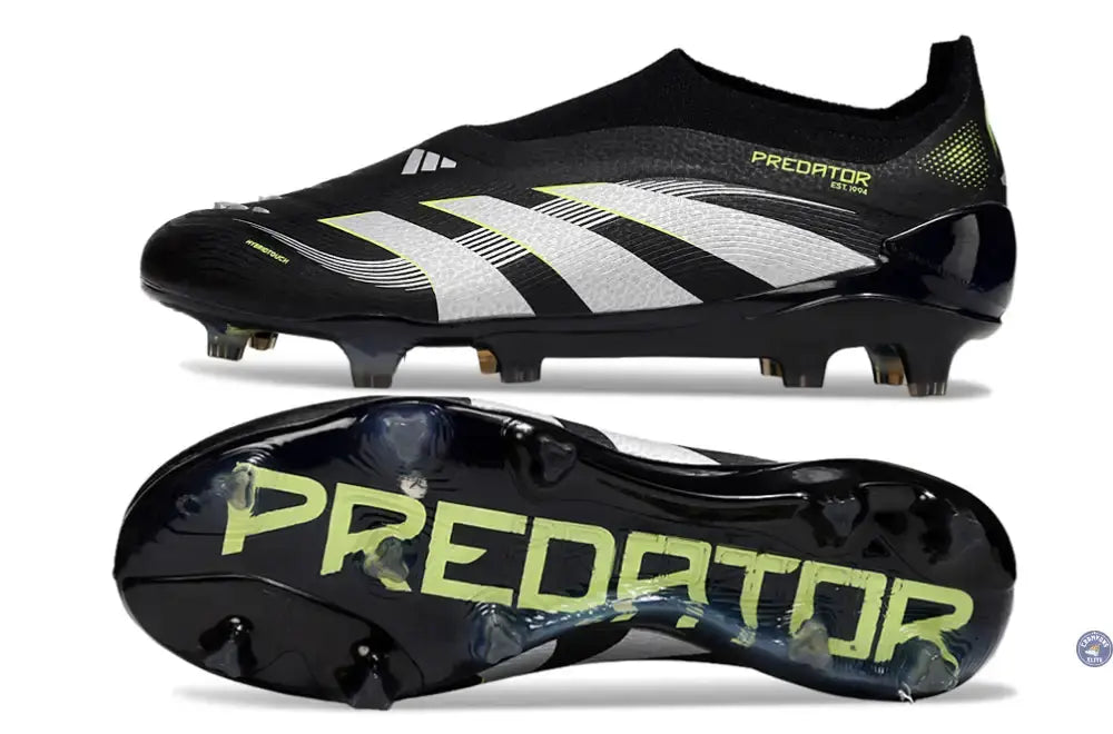 Predator 25 Elite Laceless FG - Electric Stealth - Noir/Gris/Vert