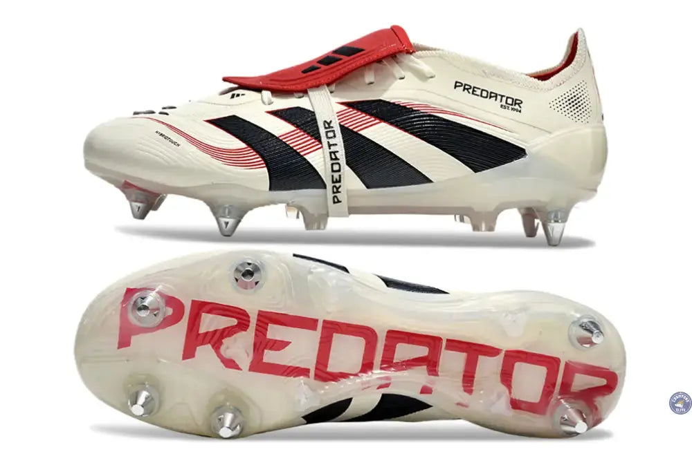 Predator 25 Fold-over Tongue SG Champagne - Blanc/Noir/Pure Ruby