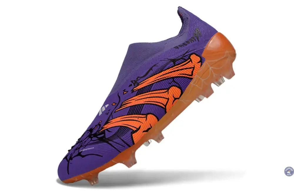 Predator 25 Laceless FG Spéciale Halloween - Violet/Orange/Noir