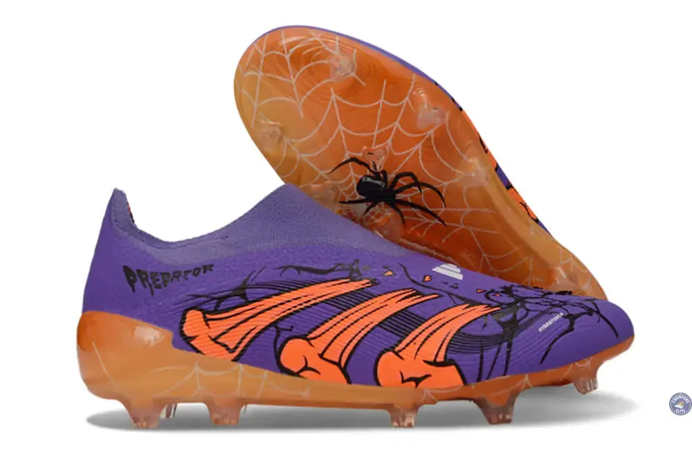 Predator 25 Laceless FG Spéciale Halloween - Violet/Orange/Noir