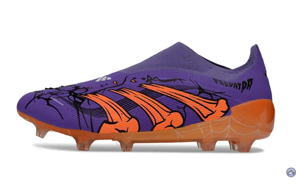 Predator 25 Laceless FG Spéciale Halloween - Violet/Orange/Noir
