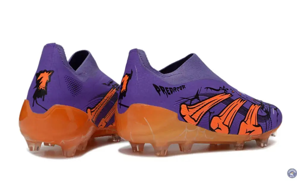 Predator 25 Laceless FG Spéciale Halloween - Violet/Orange/Noir