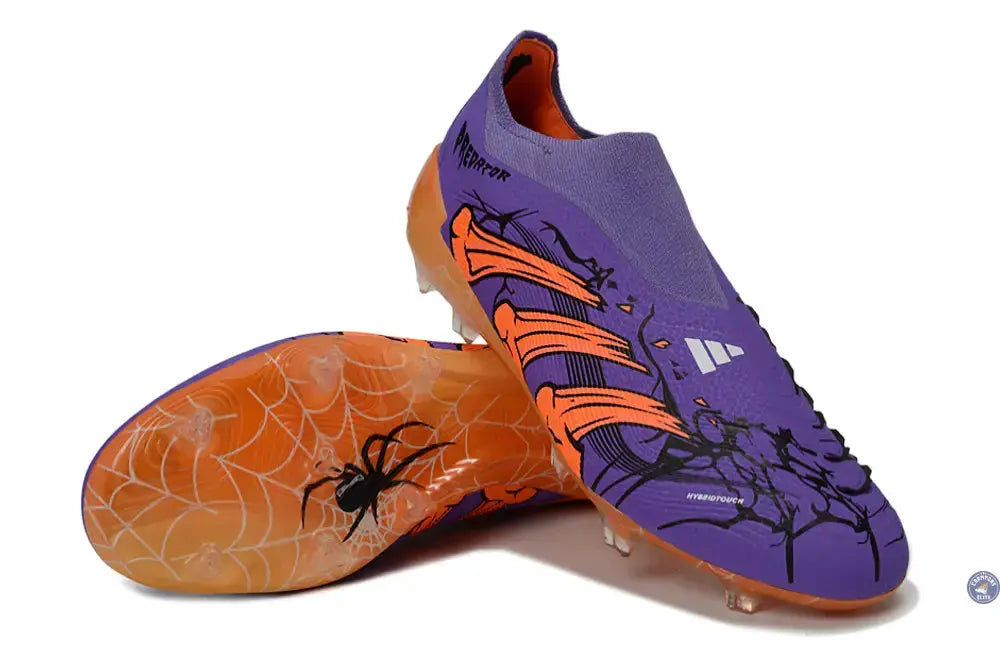 Predator 25 Laceless FG Spéciale Halloween - Violet/Orange/Noir