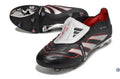 PREDATOR ELITE FOLD-OVER TONGUE FG OBSIDIAN STRIKE - Noir/Argent/Rouge