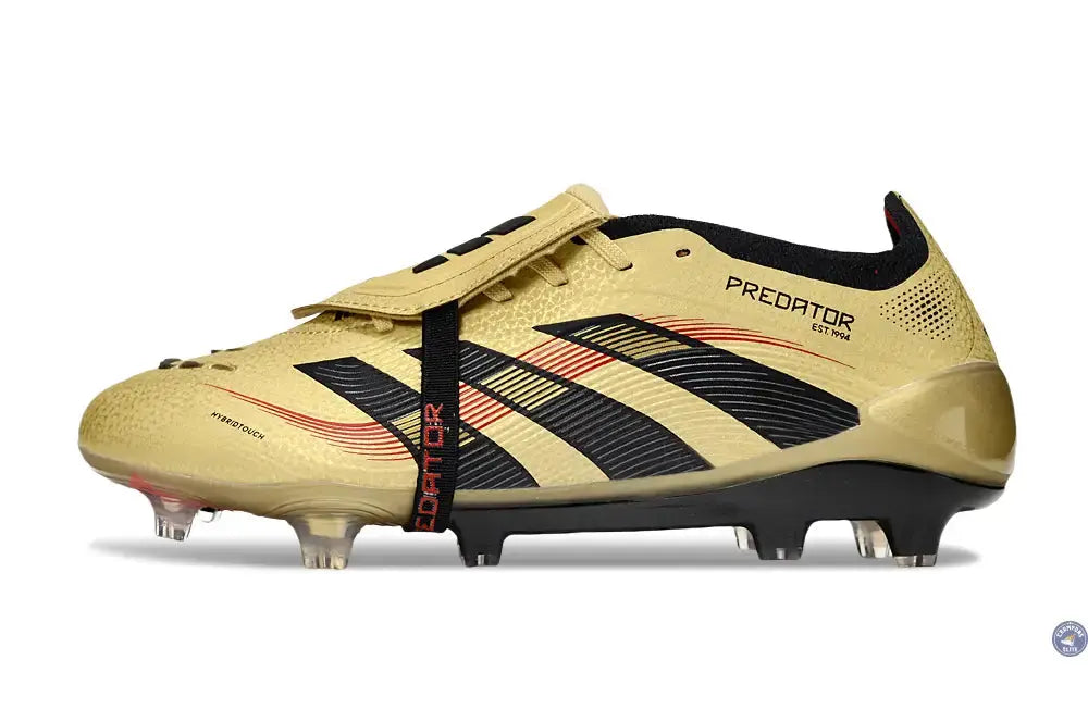 Predator Elite Fold-over Tongue FG - OR/Noir/Rouge