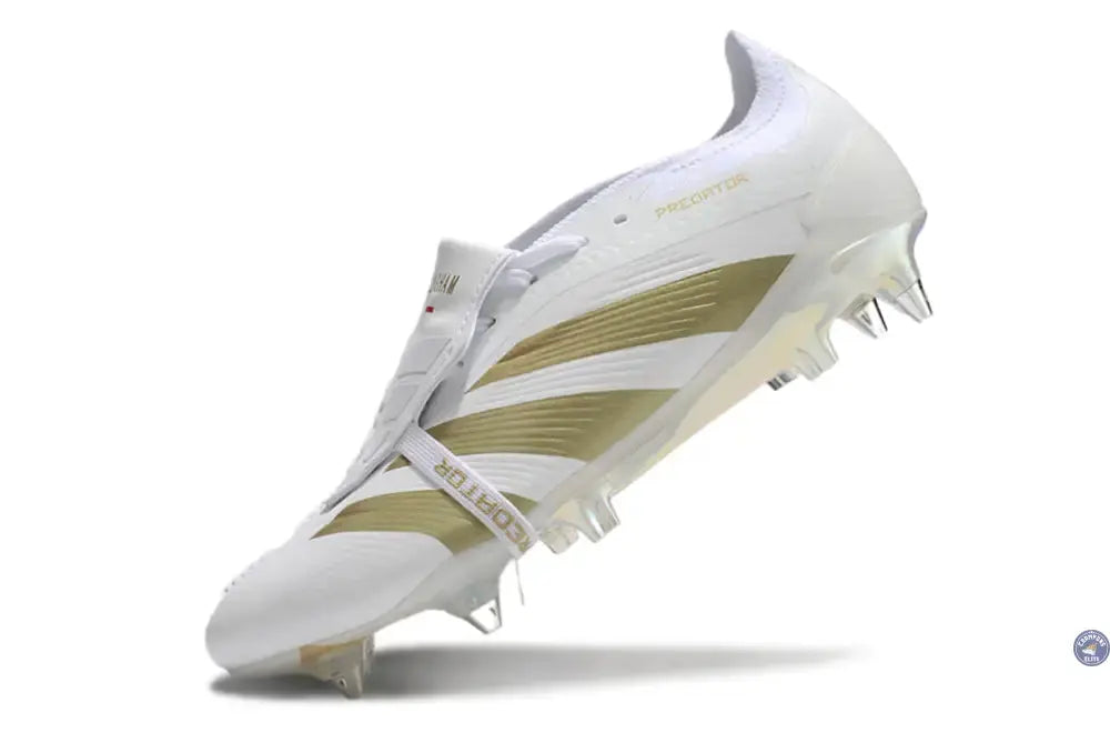 Predator Elite Fold-over Tongue SG Day Spark - Blanc/Doré/Blanc