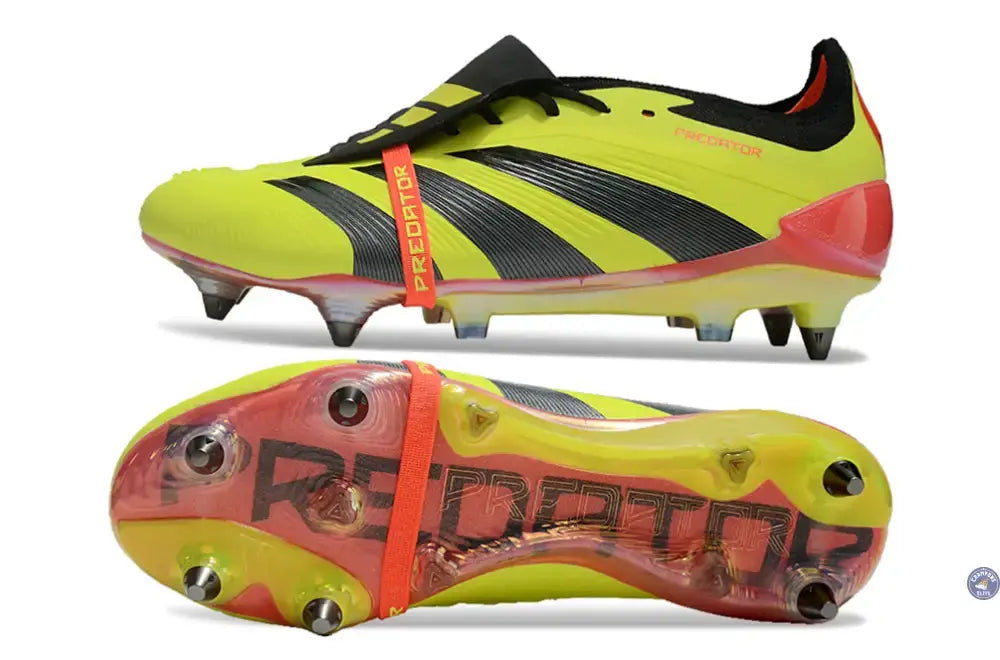 Predator Elite Fold-over Tongue SG Energy Citrus - Jaune/Noir/Rouge